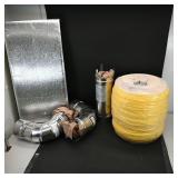 Assortment of HVAC Duct Fittings, Insulation...