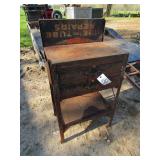 2 DRAWER METAL TIRE  REPAIR STATION W/FOLDING TUBE