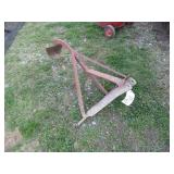 3 PT. SINGLE PLOW GARDEN TRACTOR OR SMALL TRACTOR