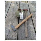 SMUDGE POT ,2 PICK HAMMERS