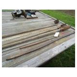 POST HOLE DIGGER,BUBBLE STICK, GARDEN HOE, LONG