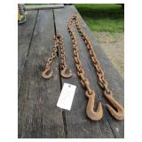 8 FT HEAVY DUTY LOG CHAIN, 3 FT CHAIN