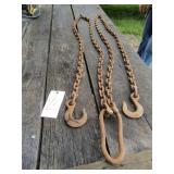 CLEVIS 2 WAY LOG CHAIN DOUBLE 7 FT