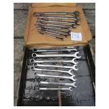 SET OF STANDARD & METRIC LINE WRENCHES, CRAFTSMAN