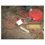 BOYSCOUT CANTEEN,GRISWOLD STOVE DAMPER,WOOD