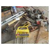 LEVEL, 4 WHEEL COASTER, VISE GRIP, TOOLS