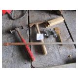 2- BODY SHOP HAMMERS,SAWYER WRENCH TOOL BRACLET,