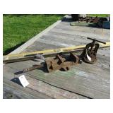 DRILL PRESS VICE, PIPE VICE,STANLEY I BEAM LEVEL,4