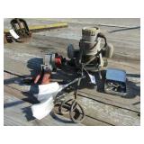 AIR SANDER, 1/2 HP ROUTER, ROUTER BITS