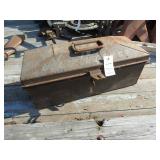 DOME TOP METAL TOOL BOX- PLUMBING SHOP