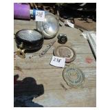 STEERING WHEELSPINNER W/ HORSE SHOE, INDAIN CHIEF