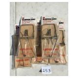 5- PIC KATCH EM DISPOSABLE RAT TRAPS WOODEN