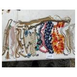 ASSORTED COSTUME JEWELRY NECKLACES