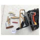 FOLDING SLING SHOT, ASSORTED POCKET KNIVES