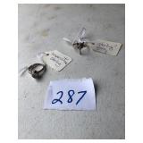 MOONSTONE STERLING RING, STERLING FAIRY RING