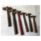 6- GRADUATED BALL PEEN HAMMERS