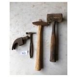 N.K.P RR HAMMER HEAD, SMALL CRATE OPENER,LEATHER