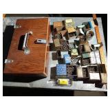 BOX FULL MACHINE SCREWS,INCLUDING 4 BOXES OF BRASS