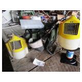 FISHING FOLDING STOOL,2- MINDOWS BUCKETS,PEDESTAL