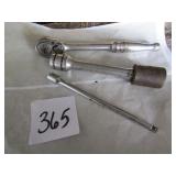 SNAP-ON 3/8 RACHET,1/4 EXTENSION,1/2 EXT.