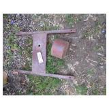 HYD. BEARING SHOP PRESS CROSS PLATE, ROUND IRON