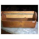 WALNUT INDUSTRIAL ARTS TOOL TOTE 26"