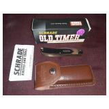 NIB SCHRADE OLD TIMER 970T LOCK BACK KNIFE W/
