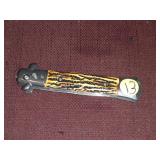 MILANO SWITCH BLADE KNIFE 2/ STAG HANDLE