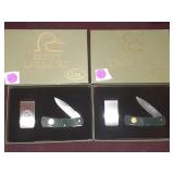 2 CASE XX DUCKS UNLIMITED POCKET KNIVES