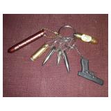 BULLET & PISTOL KEY CHAINS