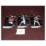 3 PANINI ELITE EXTRA ED. NUMBERED BASEBALL CARDS