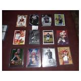 12 FOOTBALL ROOKIE & INSERT CARDS