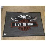 NEW HARLEY DAVIDSON DOOR MAT RUG 26X18