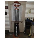 7 FT HARLEY DAVIDSON METAL ART GAS PUMP