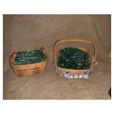 2 LONGENBERGER BASKSETS