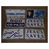 7 RELIGIOUS LICENSE PLATES