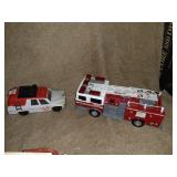 TONKA FIRE DEPARTMENT LADDER TRUCK & GHOST