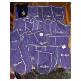 LARGE LOT OF CROWN ROYAL PURPLE VELVET BAGS