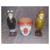 6" OLD SALTY & CAPTAIN PEPPER SHAKERSK, BARNUM