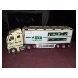 HESS GASOLINE TRUCK & TRAILER W/ CAR