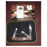 CASE XX "AUTUMM RED STAG 3 BLADE COMMEMORATIVE