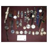 SEVERAL MENS WRIST WATCHES, BULOVA, CARAVILLA,