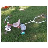 RADIO FLYER TRICYCLE W/ PUSH HANDLE