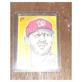 RARE 2019 TOPPS ARTIST ORIGINAL 1 OF 1 MAX