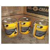 3 GALLONS OF INDUSTRIAL CATTERPILLAR YELLOW TOP