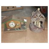 VINTAGE GERMAN WIND UP CLOCK AND WEATHER