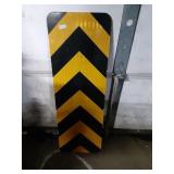 YELLOW & BLACK BRIDGE SIGN