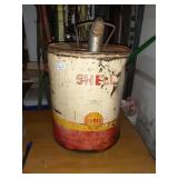SHELL OIL 5 GAL CAN