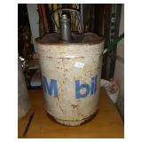 MOBIL GAS & OIL5 GAL. CAN