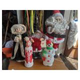 MR. & MRS. CLAUSE MECHINICAL FIGURES & BLOW MOLDS